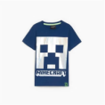 Tričko Minecraft modré